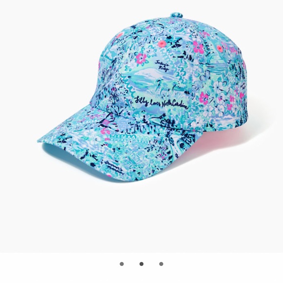 NWT Blue Peri Lilly Loves North Carolina Run Around Hat - Picture 2 of 7